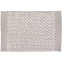 Natural Woven Trellis Rug - Cream