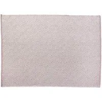 Rose Woven Diamond Rug - Pink