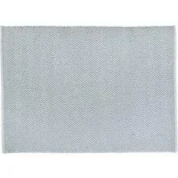 Woven Herringbone Rug - Grey