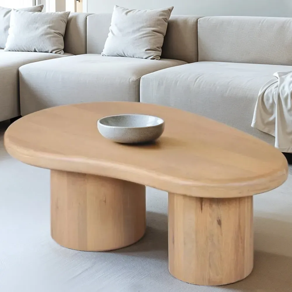 Ajmer Coffee Table - Brown, Solid Wood