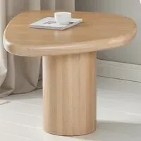 Ajmer Side Table - Brown, Solid Wood