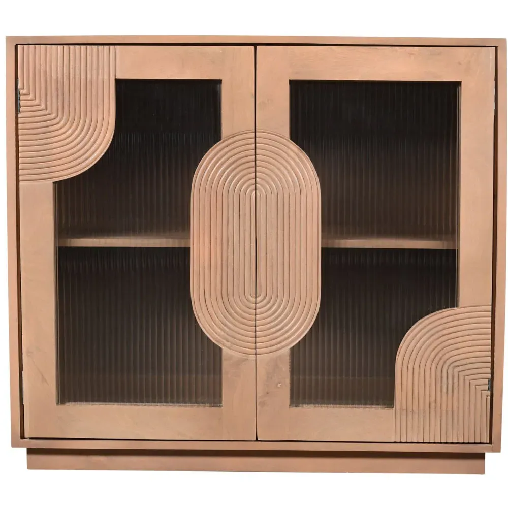 Jodhpur 2 Door Small Sideboard - Brown, Mango Wood