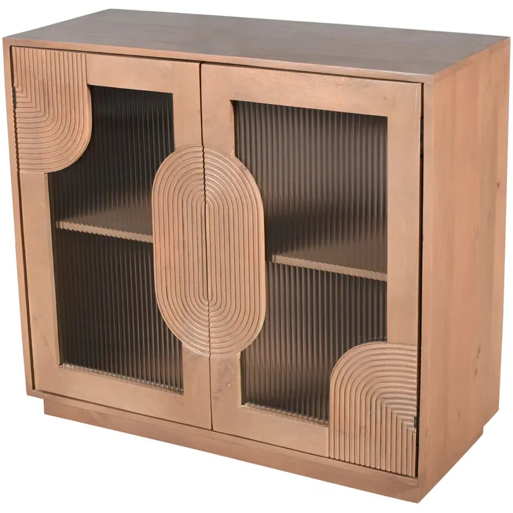 Jodhpur 2 Door Small Sideboard - Brown, Mango Wood