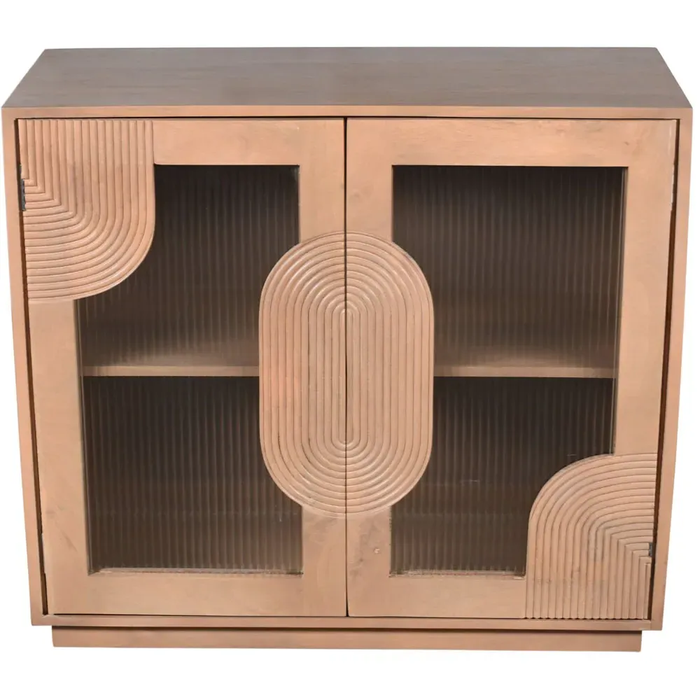 Jodhpur 2 Door Small Sideboard - Brown, Mango Wood