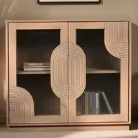 Jodhpur 2 Door Small Sideboard - Brown, Mango Wood