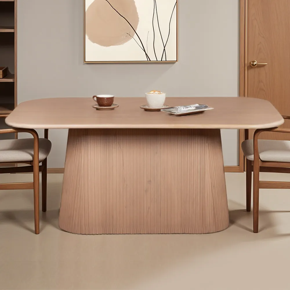 Jodhpur 8-Seater Dining Table - Brown, Solid Wood