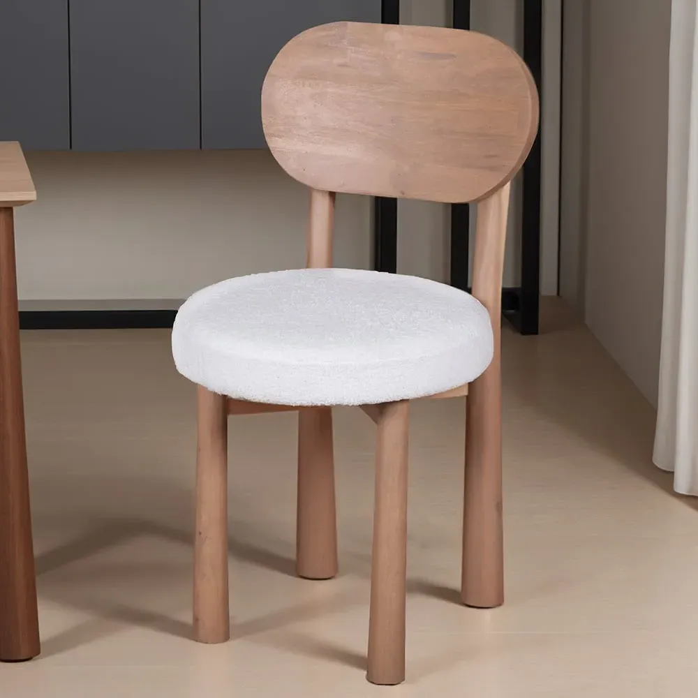 Jodhpur Set of 2 Dining Chairs - Brown, Mango Wood