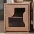Jodhpur Single Door Bedside Table - Brown, Mango Wood
