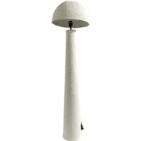 Paper Mache Floor Lamp Base - White