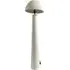 Paper Mache Floor Lamp Base - White