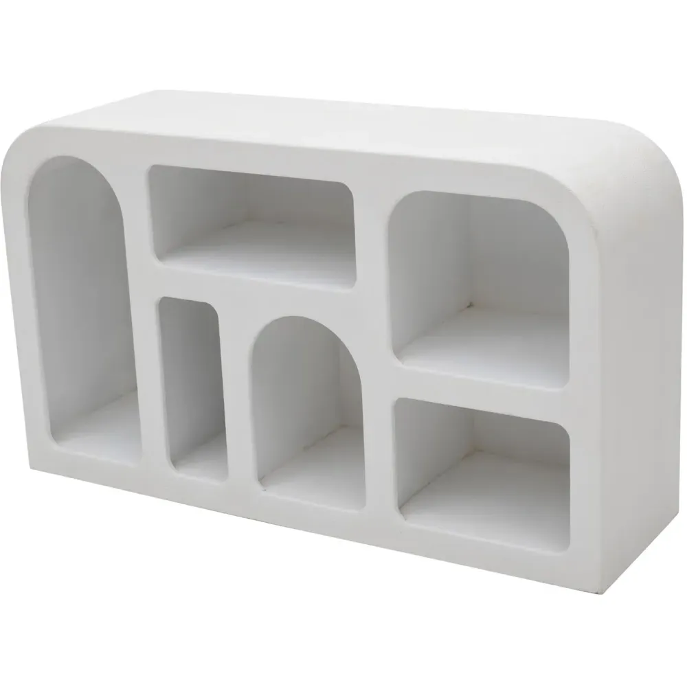 Udaipur 5 Shelf Display Cabinet - White, Wood