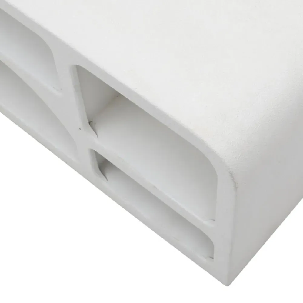 Udaipur 7 Shelf TV Cabinet - White, Wood