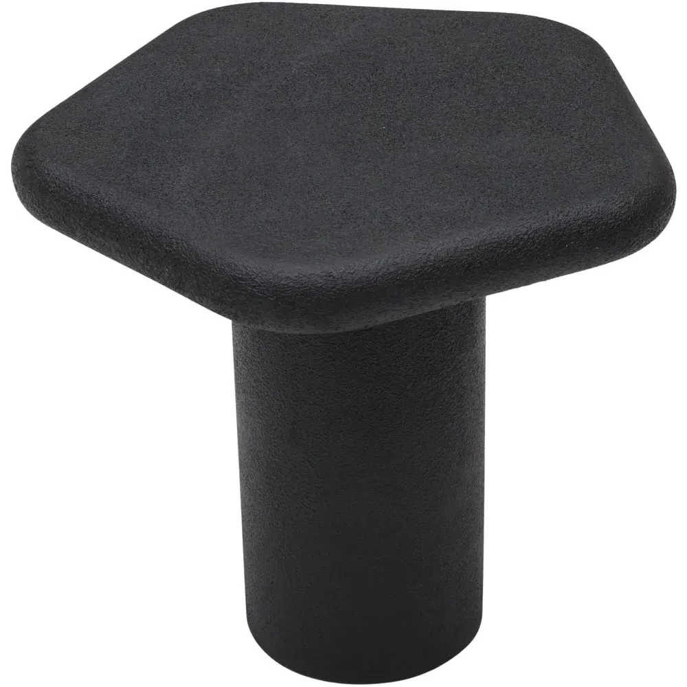Udaipur Pentagon End Table - Black