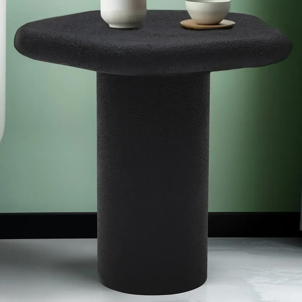 Udaipur Pentagon End Table - Black image