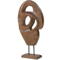 Wooden Ornament 51cm - Brown