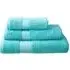 Hotel Quality Turkish Bath Mat - Aqua, Combed Cotton