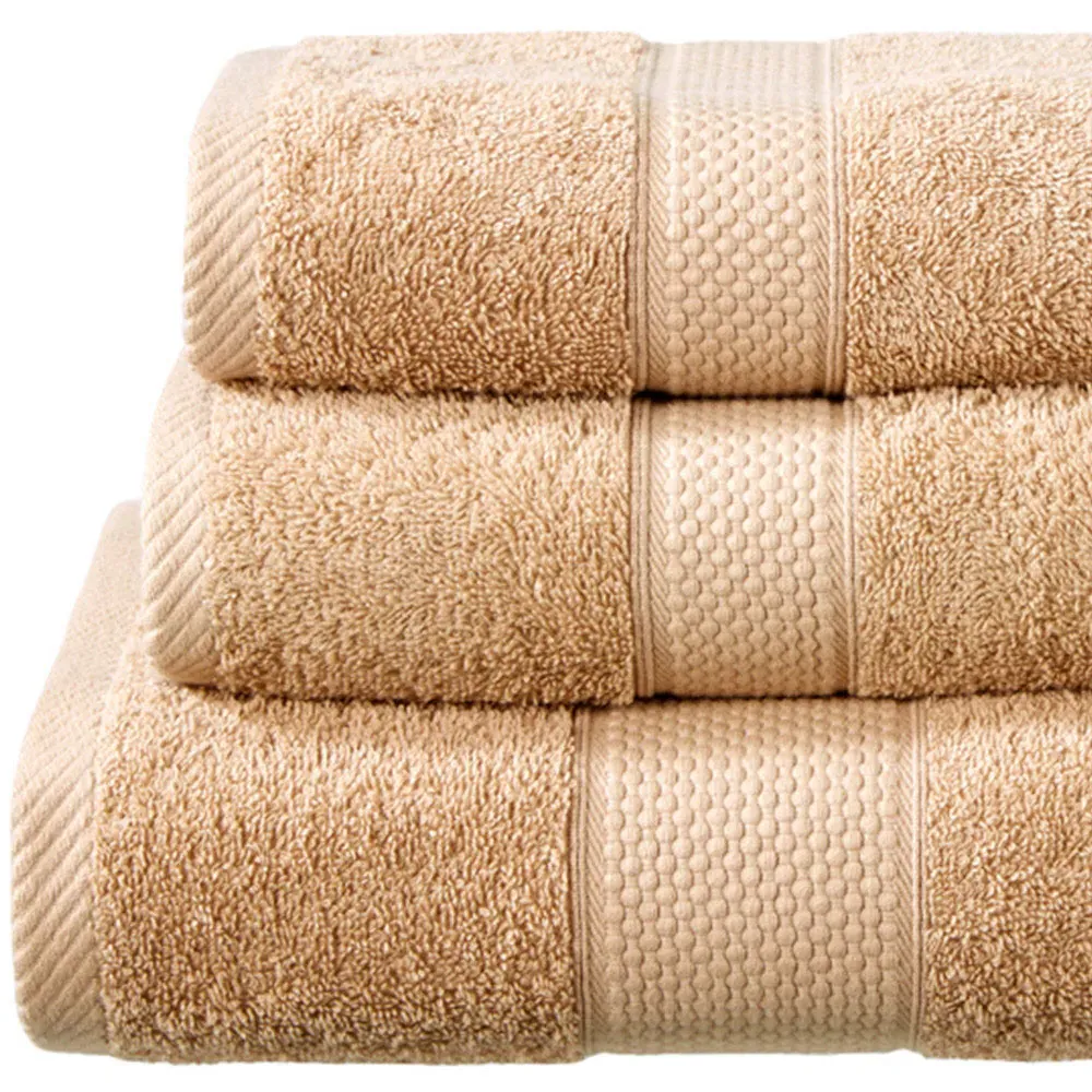 Ringspun Combed Cotton Stone Turkish Bath Towel 2 Pack