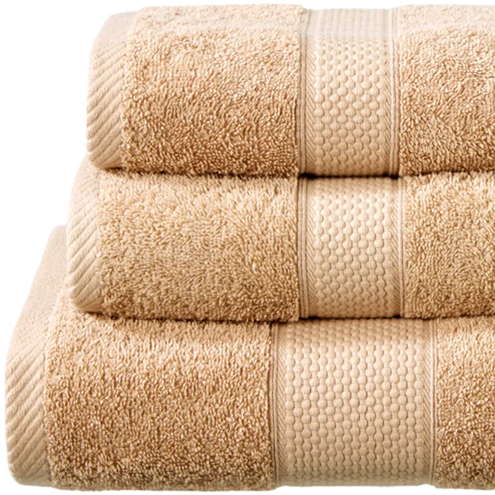 Ringspun Combed Cotton Stone Turkish Face Towel 2 Pack