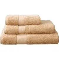 Ringspun Combed Cotton Stone Turkish Face Towel 2 Pack