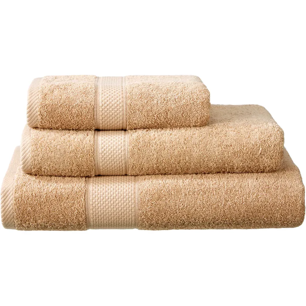 Ringspun Combed Cotton Stone Turkish Face Towel 2 Pack image