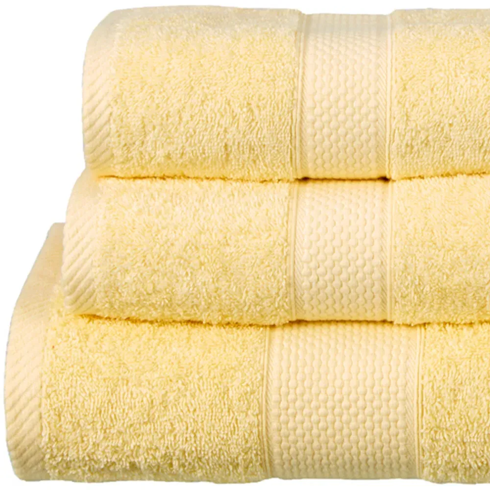 Ringspun Combed Cotton Turkish Bath Sheet - Lemon