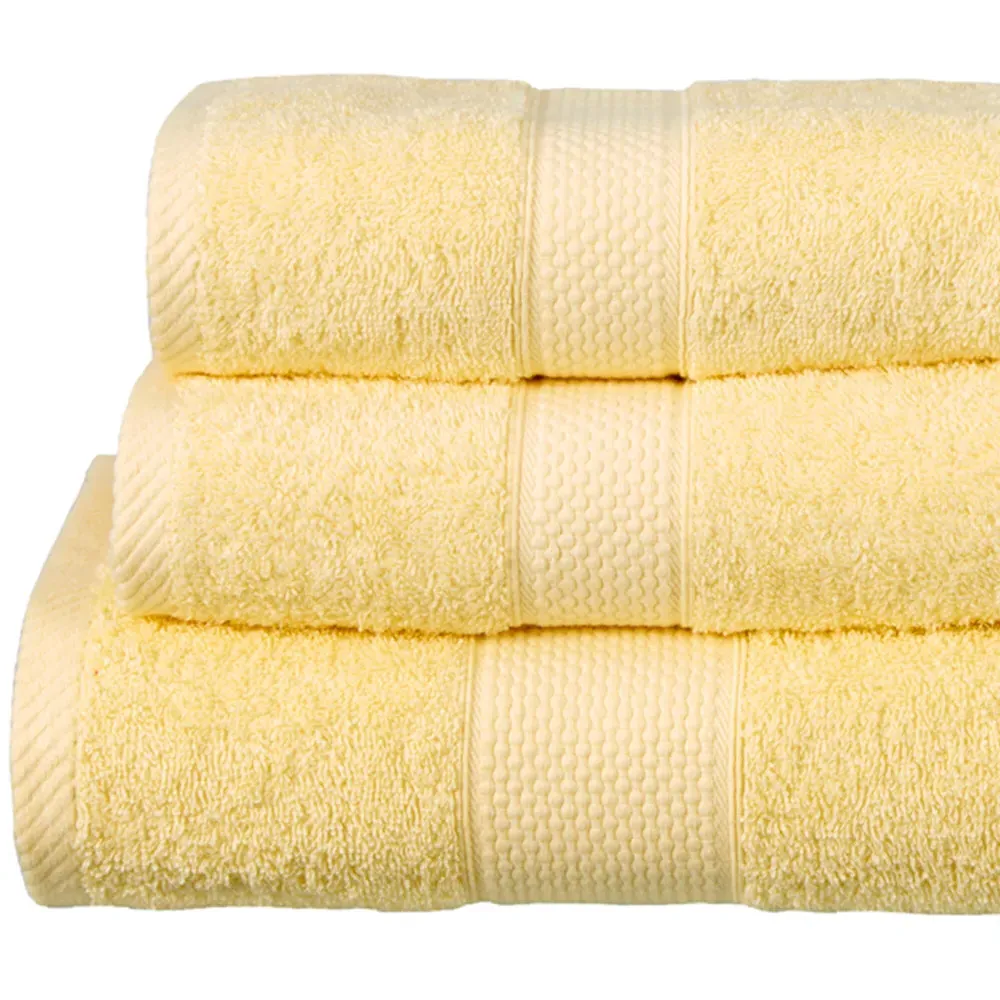Ringspun Combed Cotton Turkish Bath Sheet - Lemon