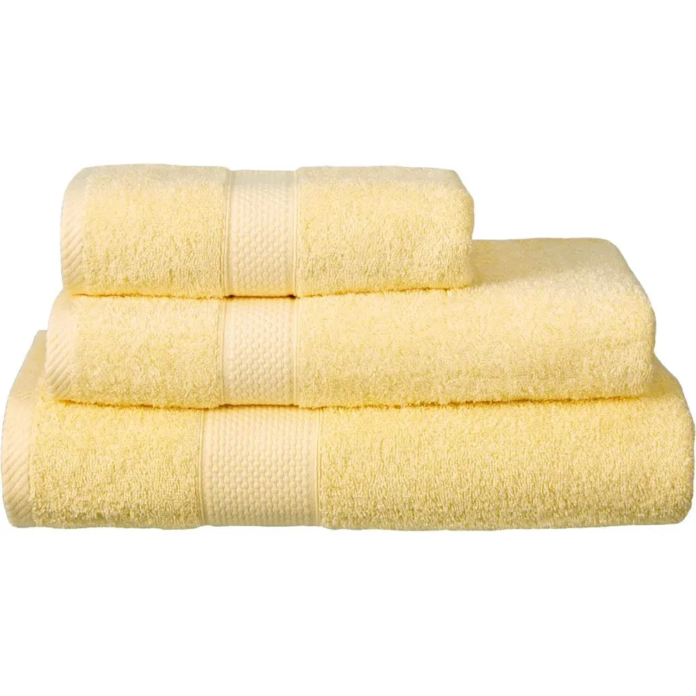 Ringspun Combed Cotton Turkish Bath Sheet - Lemon