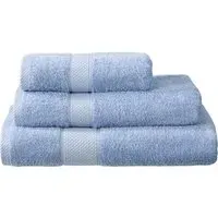 Ringspun Combed Cotton Turkish Bath Sheet - Light Blue