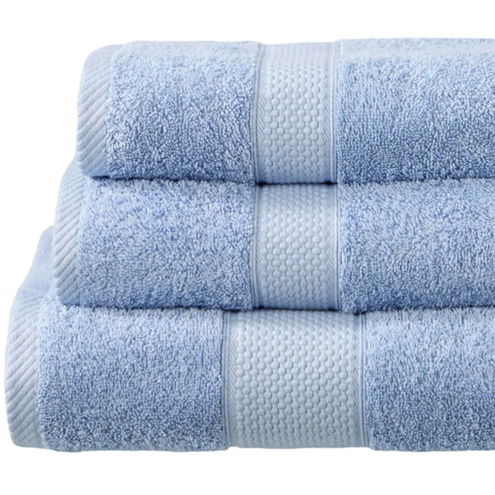 Ringspun Combed Cotton Turkish Bath Sheet - Light Blue