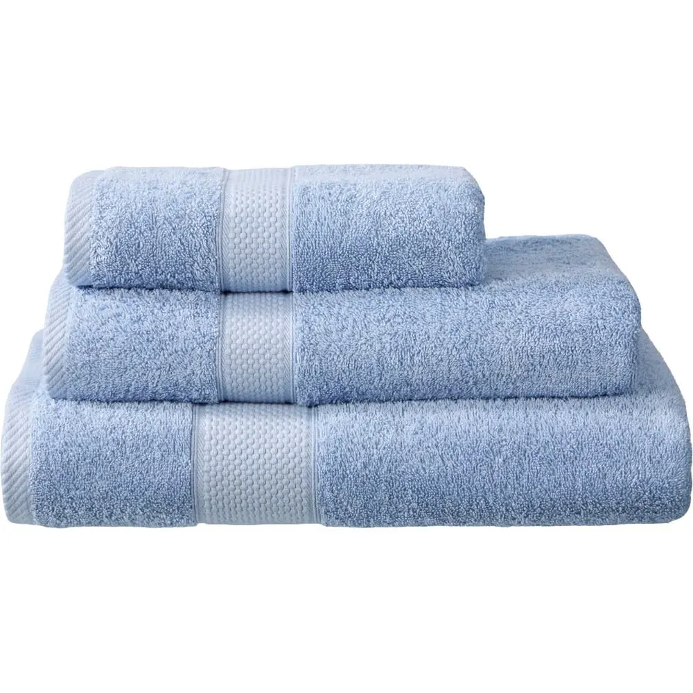 Ringspun Combed Cotton Turkish Bath Sheet - Light Blue
