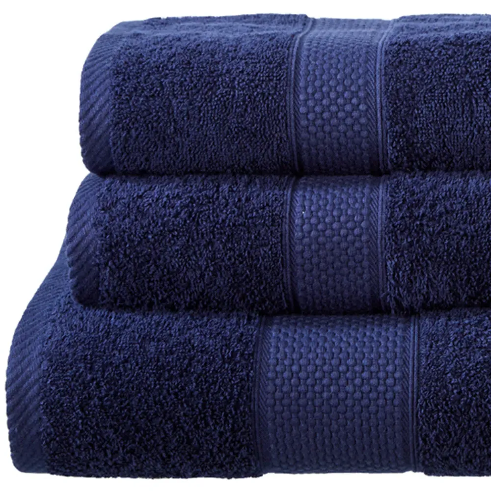 Ringspun Combed Cotton Turkish Bath Sheet - Navy
