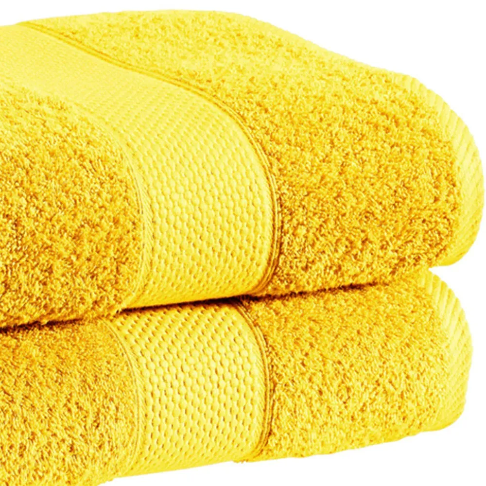 Ringspun Combed Cotton Turkish Bath Sheet - Ochre