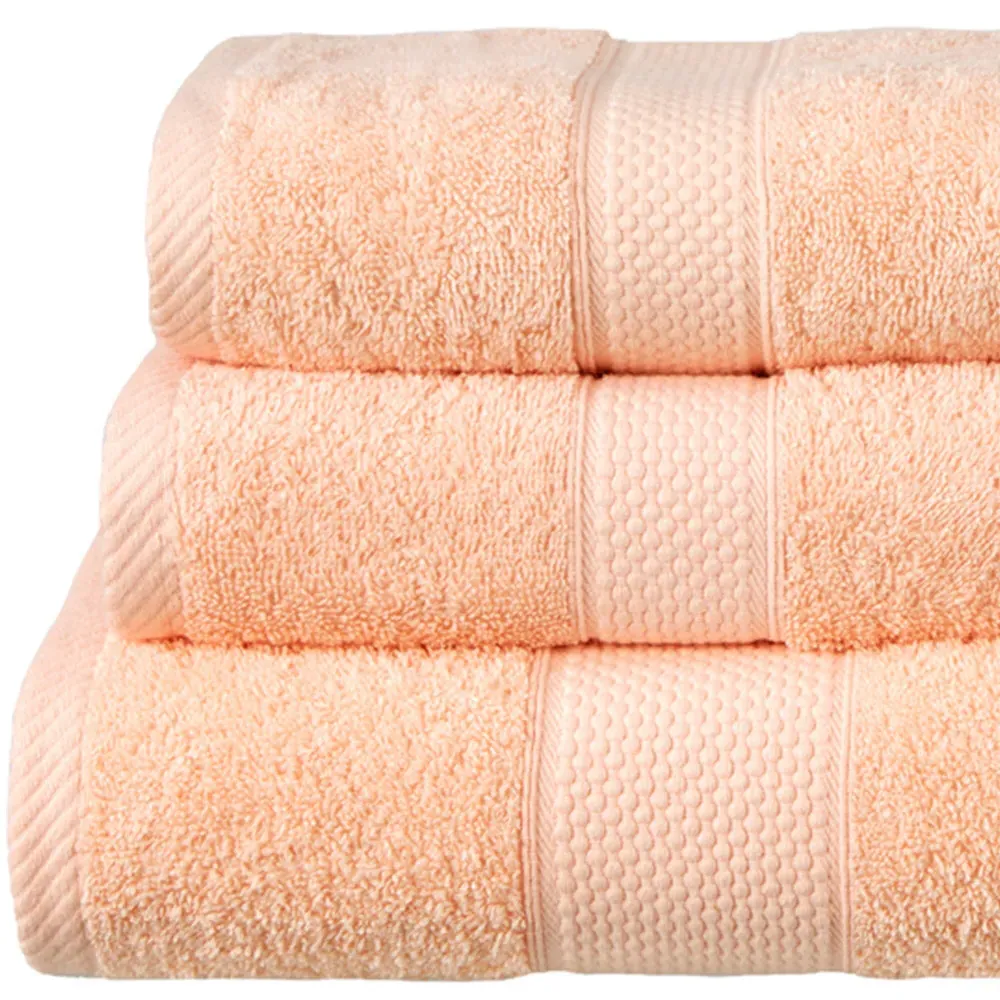 Ringspun Combed Cotton Turkish Bath Sheet - Peach
