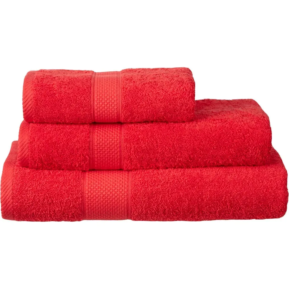 Ringspun Combed Cotton Turkish Bath Sheet - Red