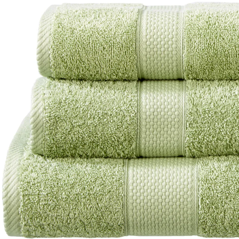 Ringspun Combed Cotton Turkish Bath Sheet - Sage