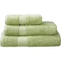 Ringspun Combed Cotton Turkish Bath Sheet - Sage