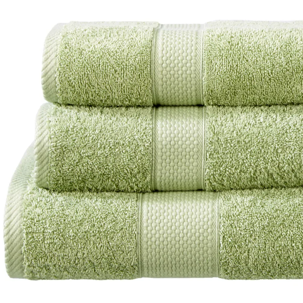 Ringspun Combed Cotton Turkish Bath Sheet - Sage
