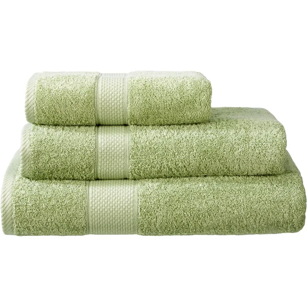 Ringspun Combed Cotton Turkish Bath Sheet - Sage