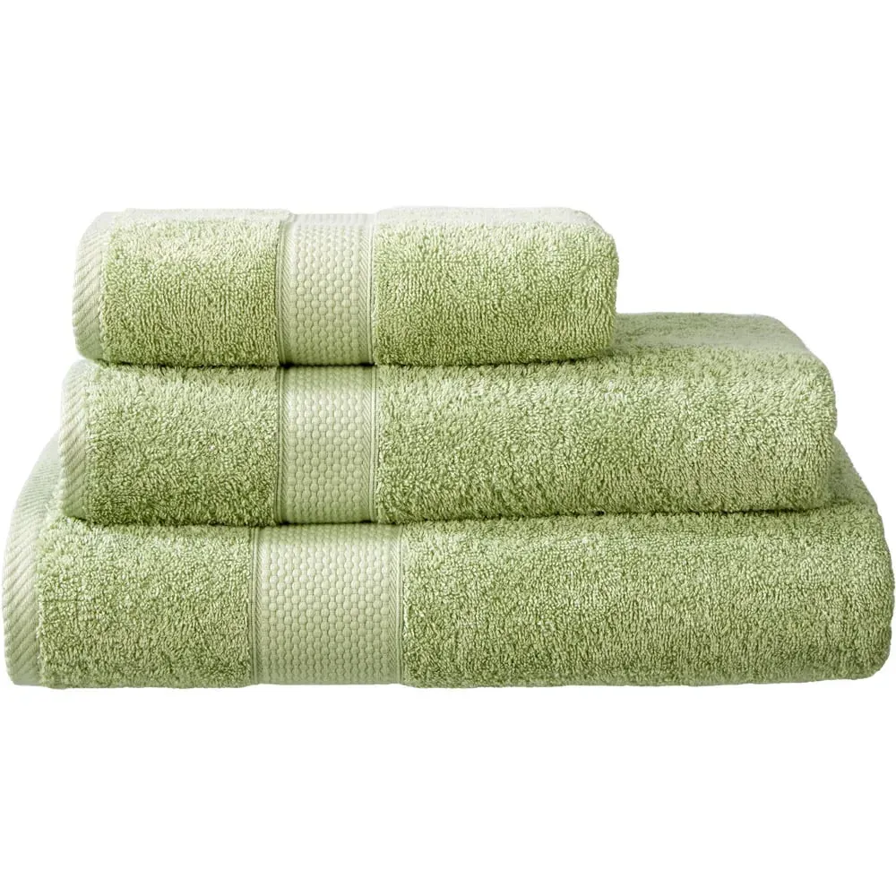 Ringspun Combed Cotton Turkish Bath Sheet - Sage