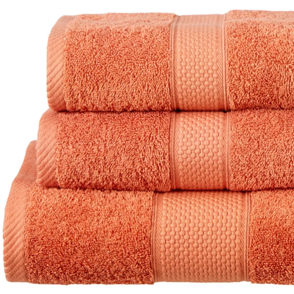 Ringspun Combed Cotton Turkish Bath Sheet - Terracotta