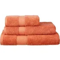 Ringspun Combed Cotton Turkish Bath Sheet - Terracotta