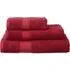 Ringspun Combed Cotton Turkish Face Towel 2 Pack - Burgundy