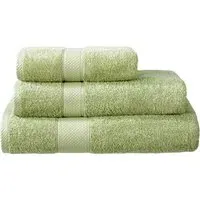 Ringspun Combed Cotton Turkish Face Towel 2 Pack - Sage Green