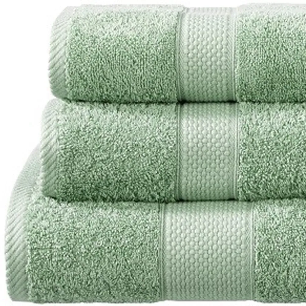 Ringspun Combed Cotton Turkish Face Towel 2 Pack - Seafoam