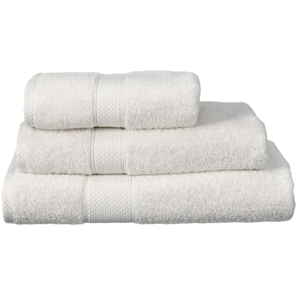 Ringspun Combed Cotton Turkish Face Towel 2 Pack - White image