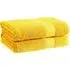 Ringspun Combed Cotton Turkish Guest Towel 2 Pack - Ochre