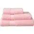 Ringspun Combed Cotton Turkish Guest Towel 2 Pack - Pink