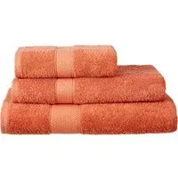Ringspun Combed Cotton Turkish Hand Towel 2 Pack - Terracotta