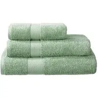 Ringspun Turkish Hand Towel 2 Pack - Seafoam, Combed Cotton