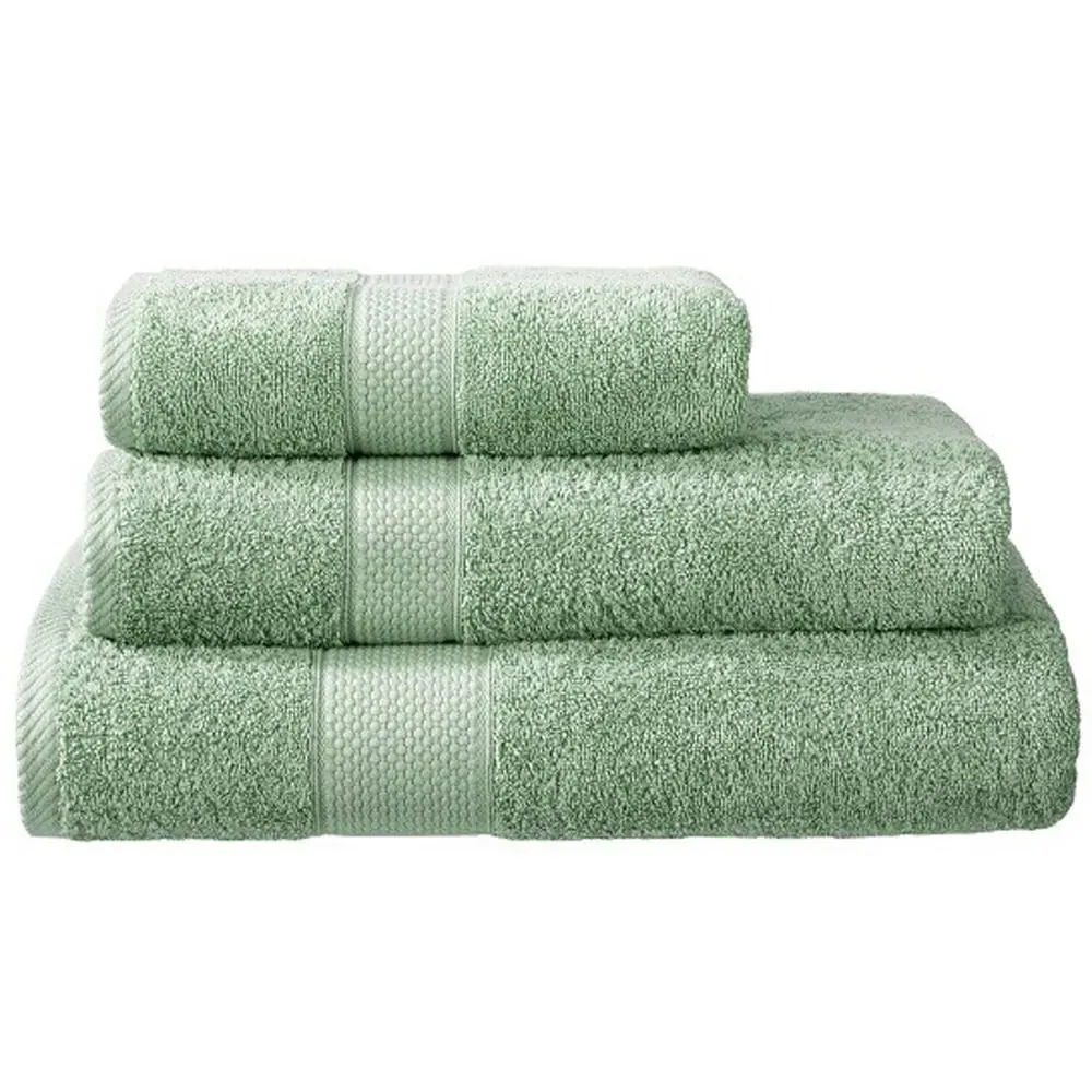 Ringspun Turkish Hand Towel 2 Pack - Seafoam, Combed Cotton